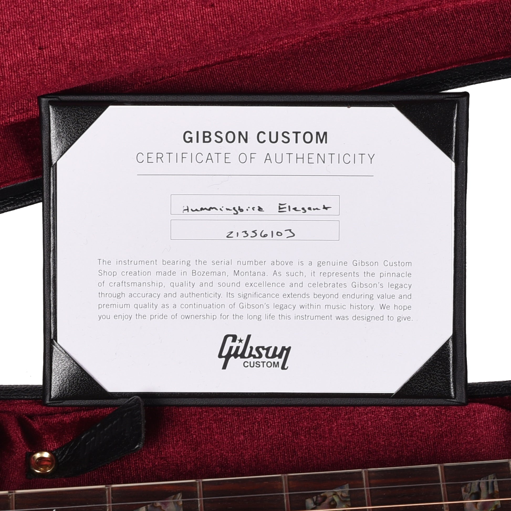 Gibson Custom Shop Hummingbird Elegant Koa Honey Burst Acoustic Guitars