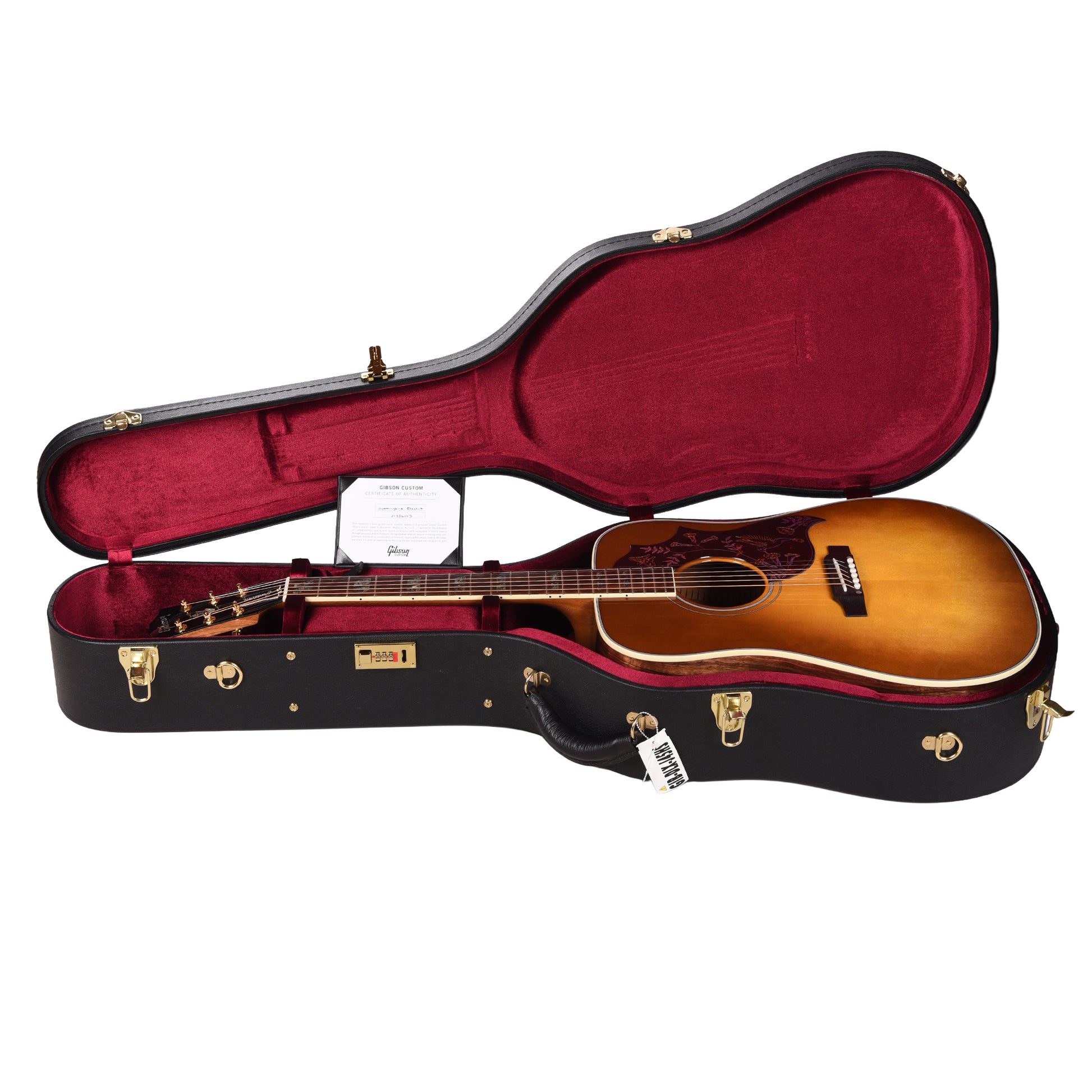 Gibson Custom Shop Hummingbird Elegant Koa Honey Burst Acoustic Guitars