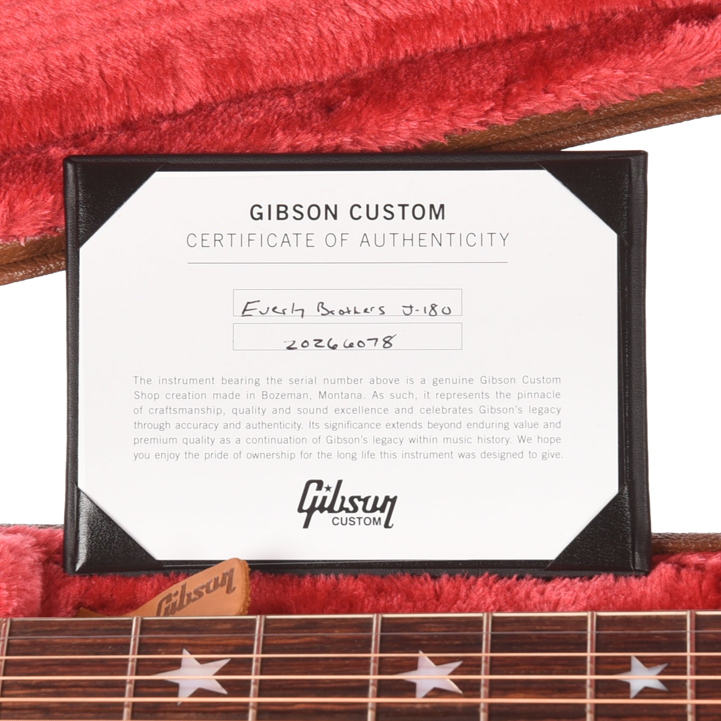 Gibson Custom Shop Limited Run Everly Brothers J-180 Sitka/Maple Cherry Gloss Acoustic Guitars