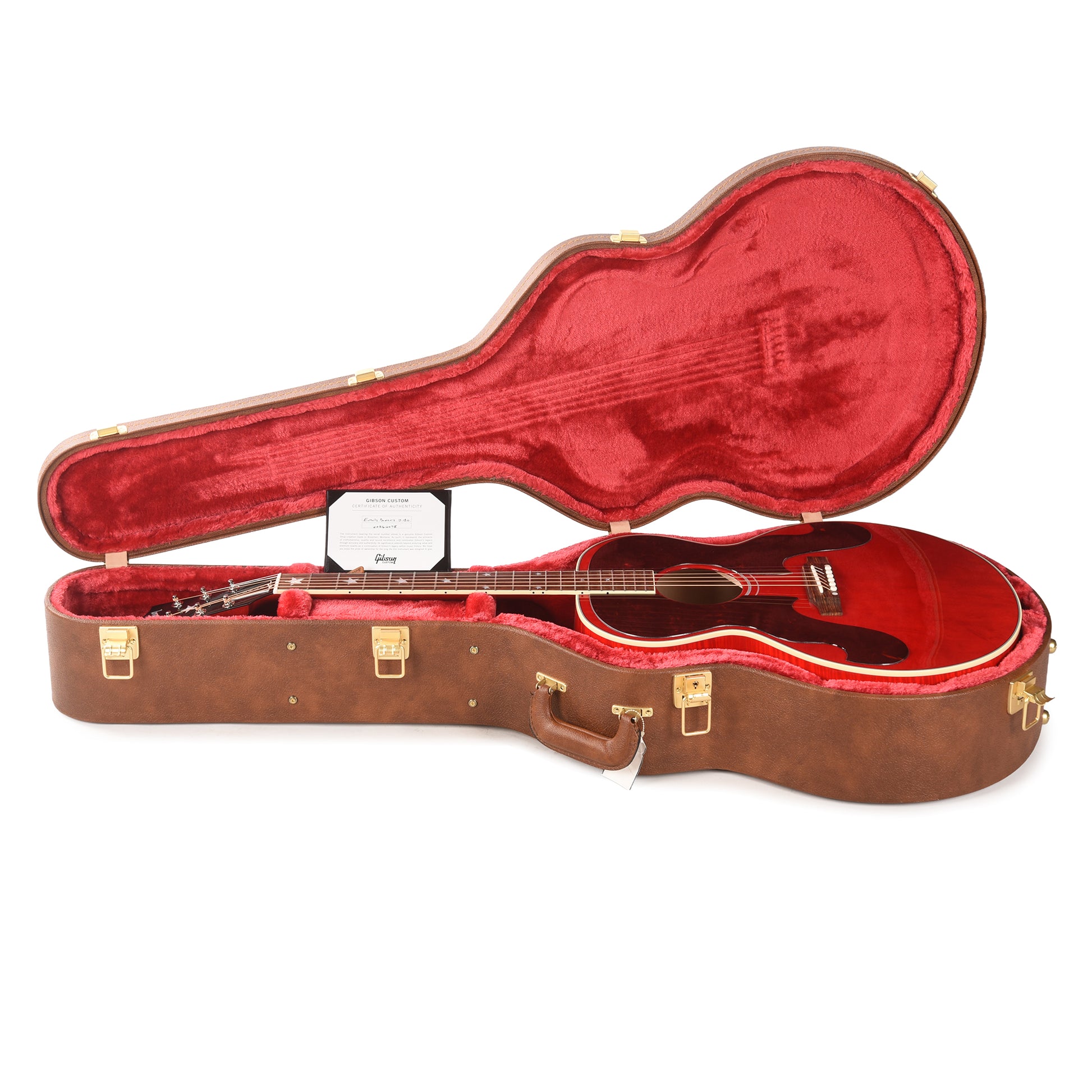 Gibson Custom Shop Limited Run Everly Brothers J-180 Sitka/Maple Cherry Gloss Acoustic Guitars