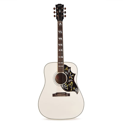 Gibson Custom Shop Limited Run Hummingbird Sitka/Maple Alpine White Gloss Acoustic Guitars