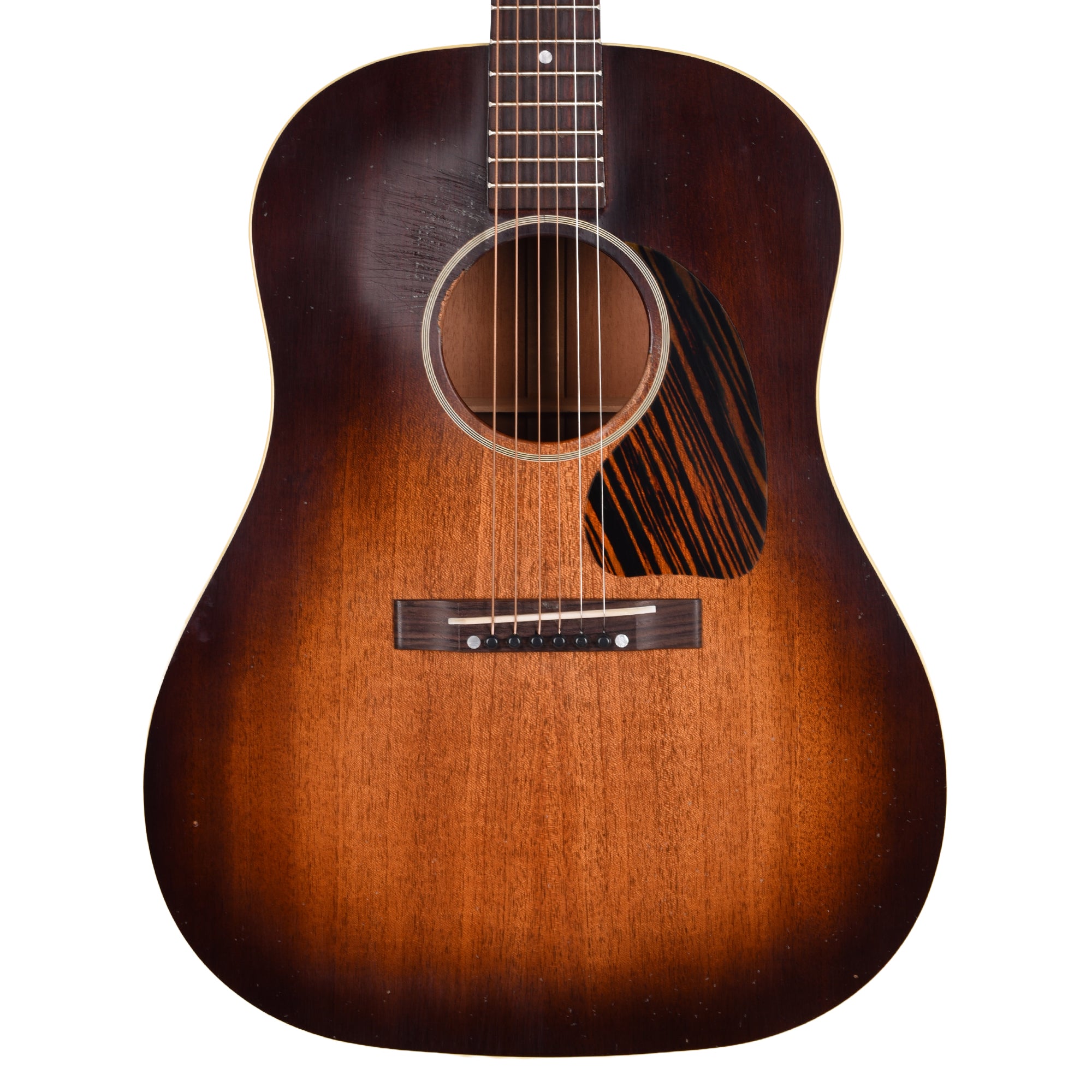 Gibson Custom Shop M2M 1942 J-45 Banner All Mahogany Vintage Sunburst Light Aged Acoustic Guitars