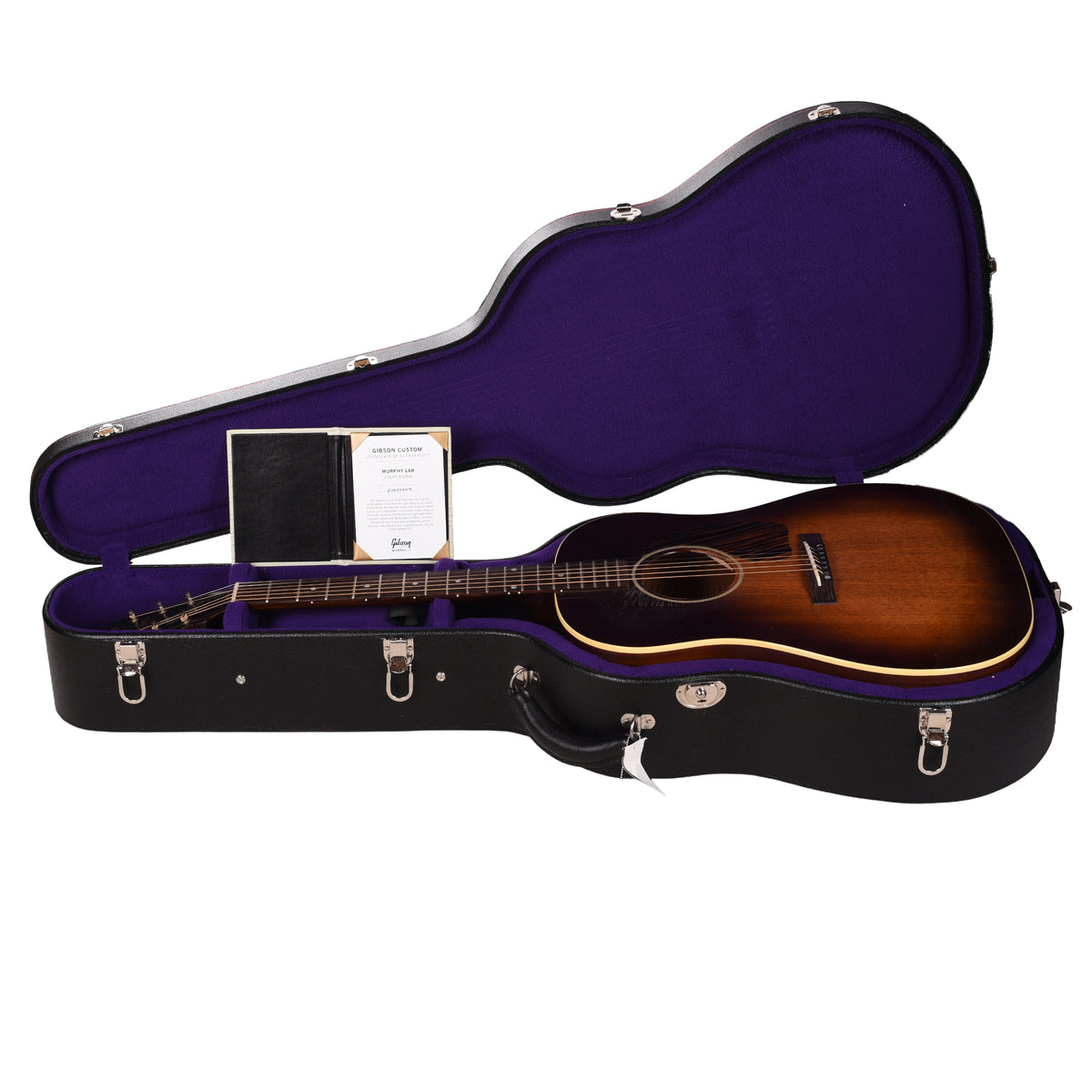 Gibson Custom Shop M2M 1942 J-45 Banner All Mahogany Vintage Sunburst Light Aged Acoustic Guitars