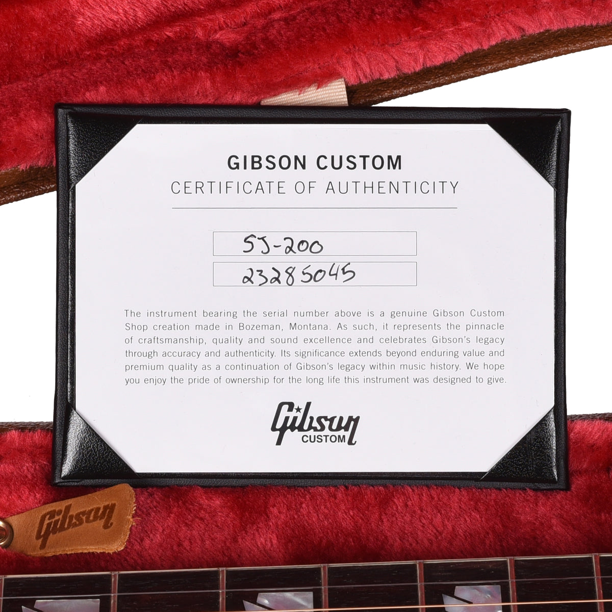 Gibson Custom Shop M2M SJ-200 Original Burgundy Mist Gloss Acoustic Guitars