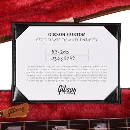 Gibson Custom Shop M2M SJ-200 Original Burgundy Mist Gloss Acoustic Guitars