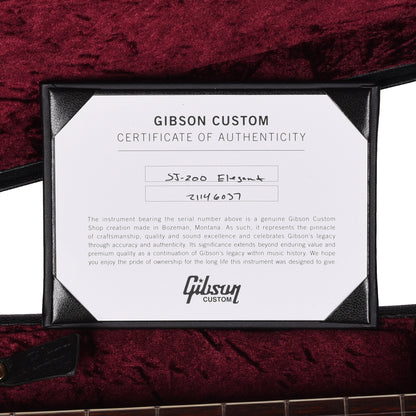 Gibson Custom Shop SJ-200 Elegant Koa Honey Burst Acoustic Guitars