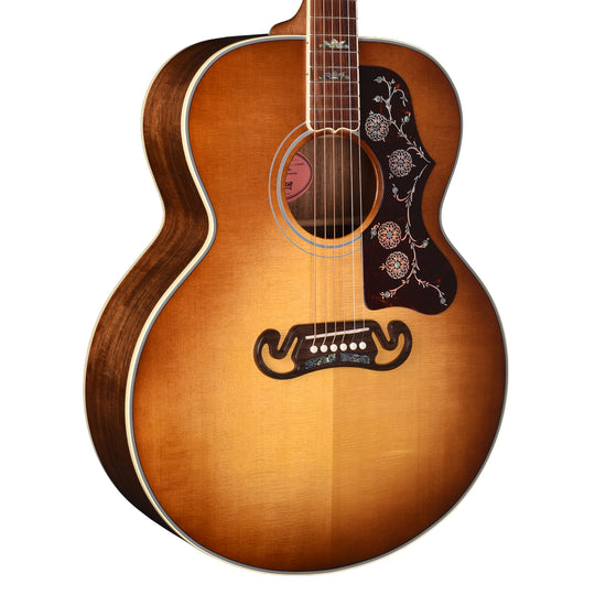 Gibson Custom Shop SJ-200 Elegant Koa Honey Burst Acoustic Guitars