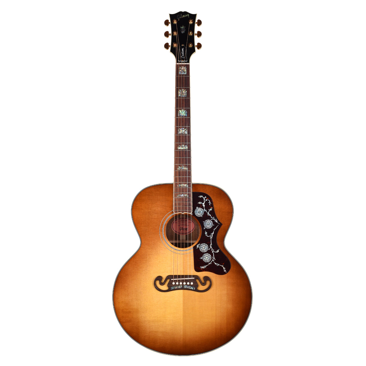 Gibson Custom Shop SJ-200 Elegant Koa Honey Burst Acoustic Guitars