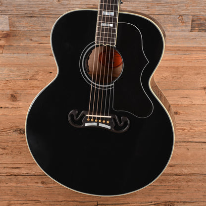 Gibson Custom SJ-200 Custom Ebony 2024 Acoustic Guitars