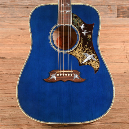 Gibson Doves in Flight Transparent Blue 2017 Acoustic Guitars