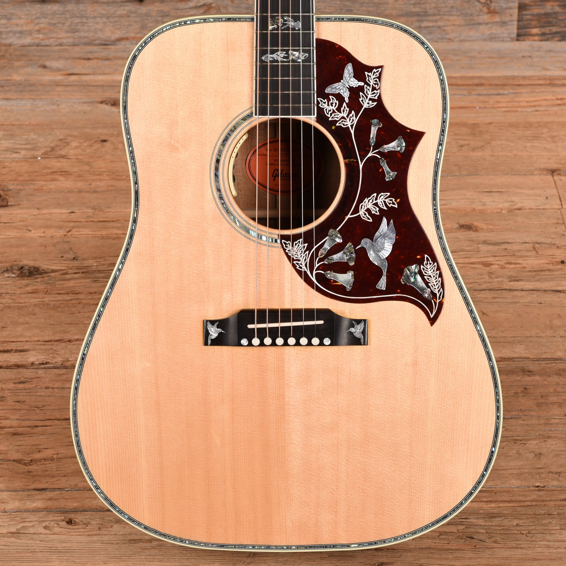 Gibson Hummingbird Custom Natural 2023 Acoustic Guitars