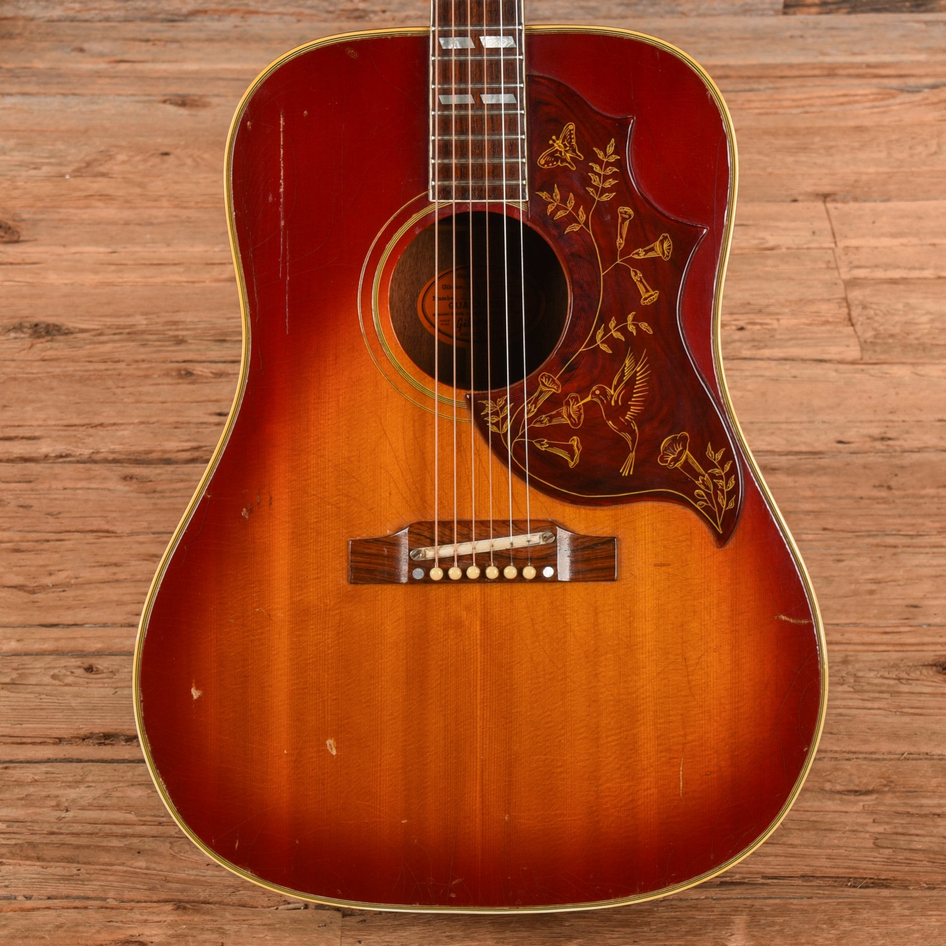 Gibson Hummingbird Sunburst 1965 Acoustic Guitars