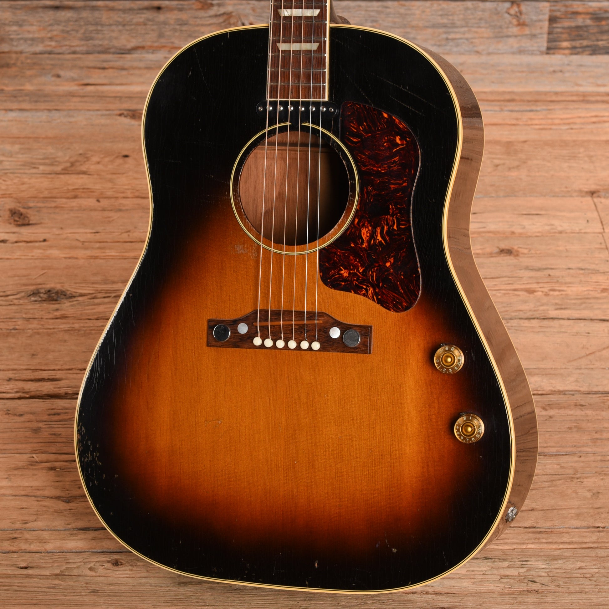 Gibson J-160E Sunburst 1954 Acoustic Guitars