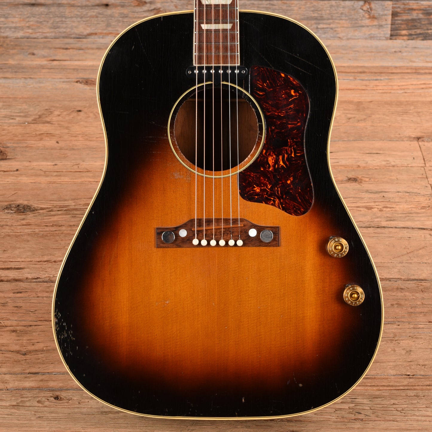 Gibson J-160E Sunburst 1954 Acoustic Guitars