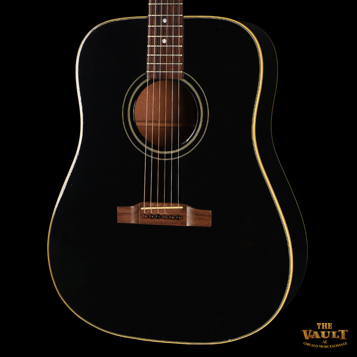 Gibson J-30 RCA Nashville RARE Black 1991 Acoustic Guitars