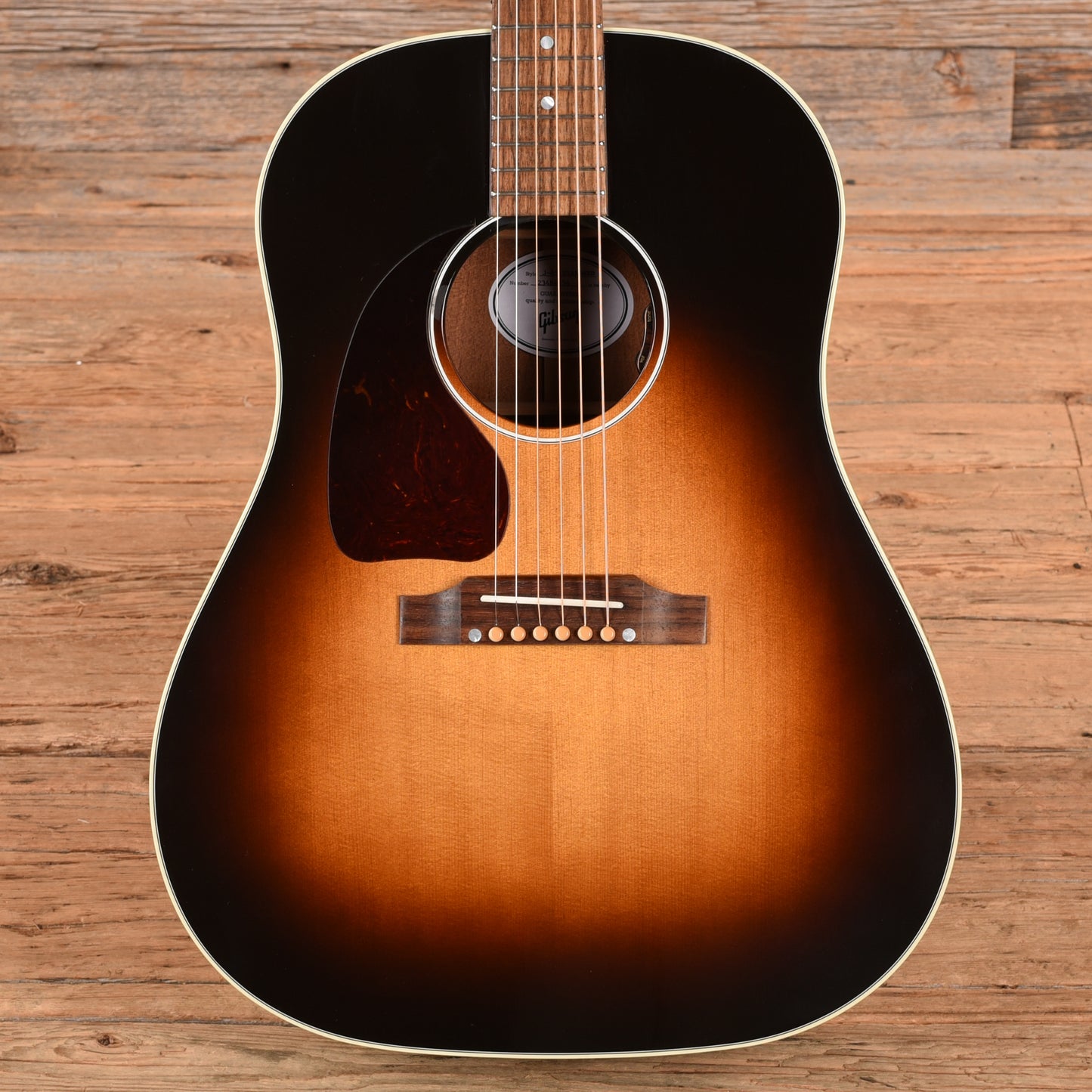 Gibson J-45 Standard Vintage Sunburst 2024 LEFTY Acoustic Guitars