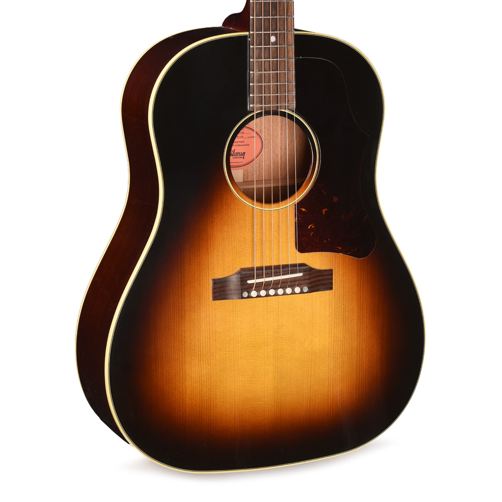 Gibson Original 50's J-45 Original Vintage Sunburst Tight Burst Adirondack Spruce VOS Acoustic Guitars