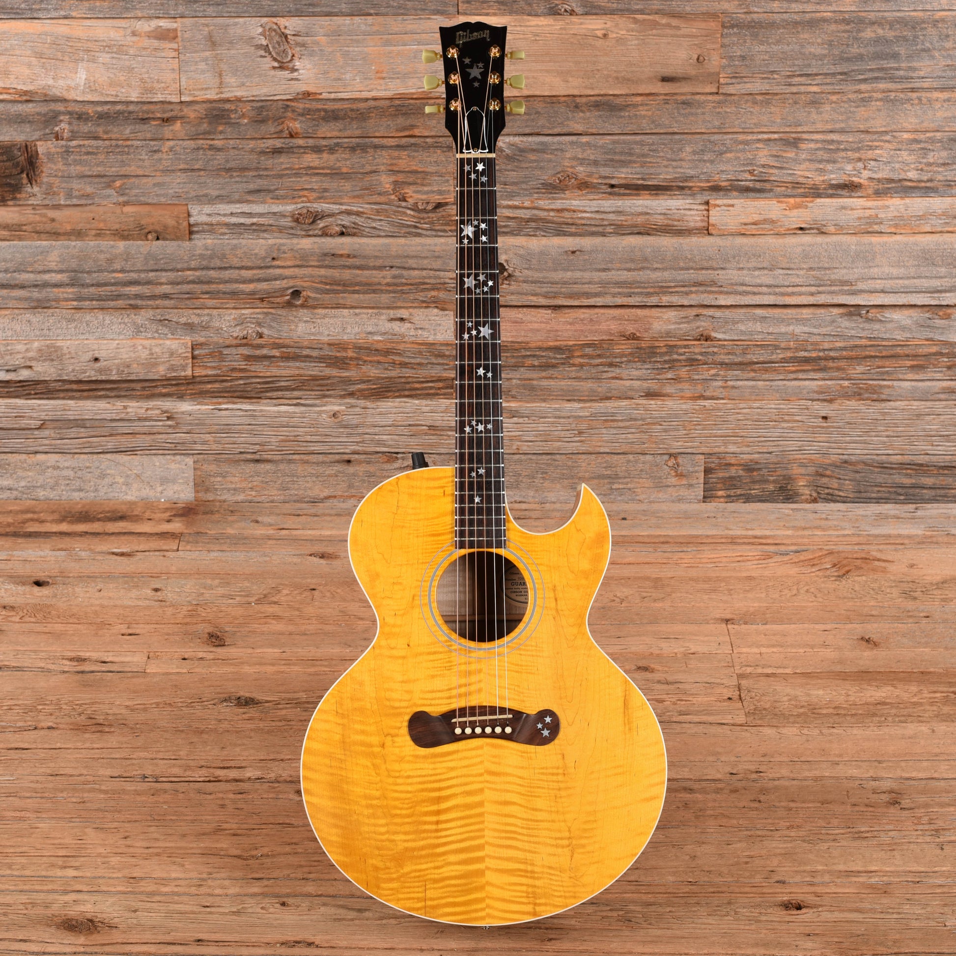 Gibson Starburst Flame Natural 1992 Acoustic Guitars