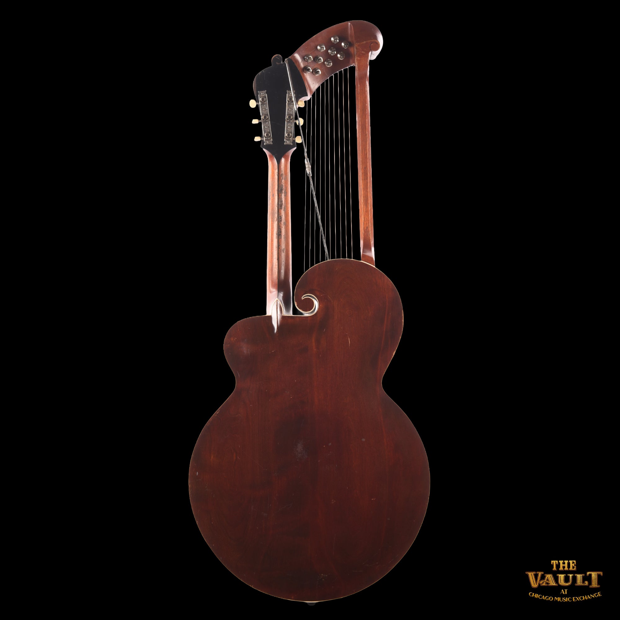 Gibson Style U Harp Guitar Sunburst 1917 Acoustic Guitars