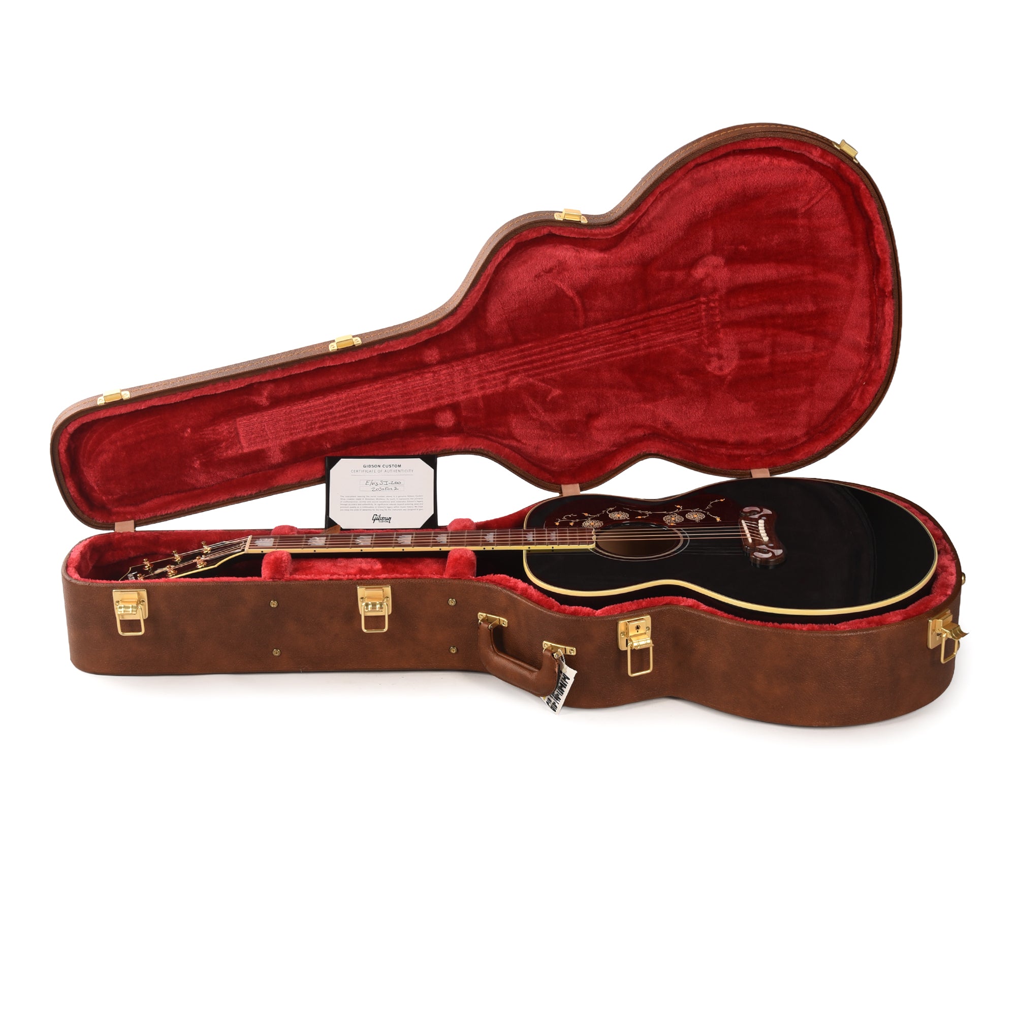 Gibson Artist Elvis Presley SJ-200 Ebony Acoustic Guitars / Jumbo