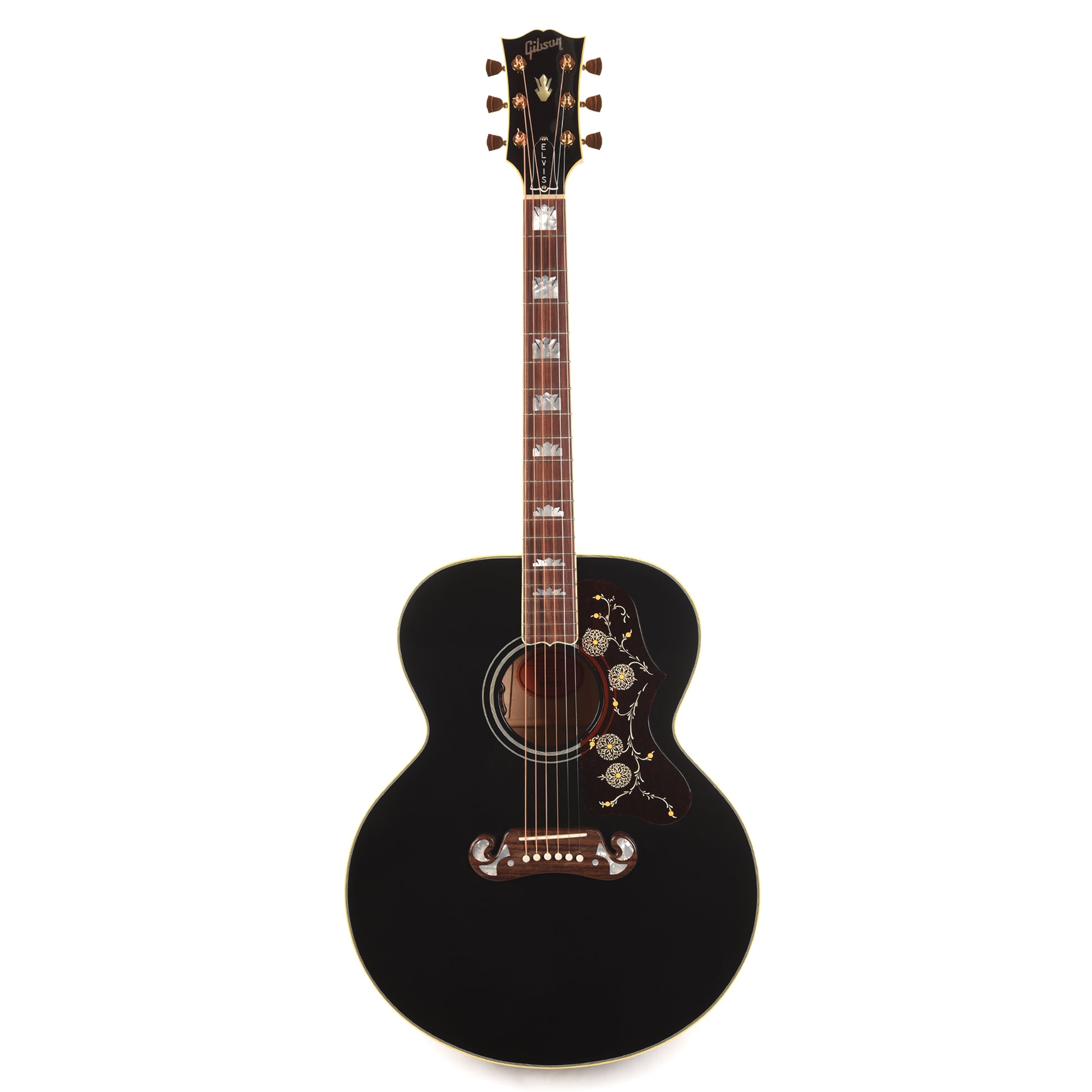 Gibson Artist Elvis Presley SJ-200 Ebony Acoustic Guitars / Jumbo