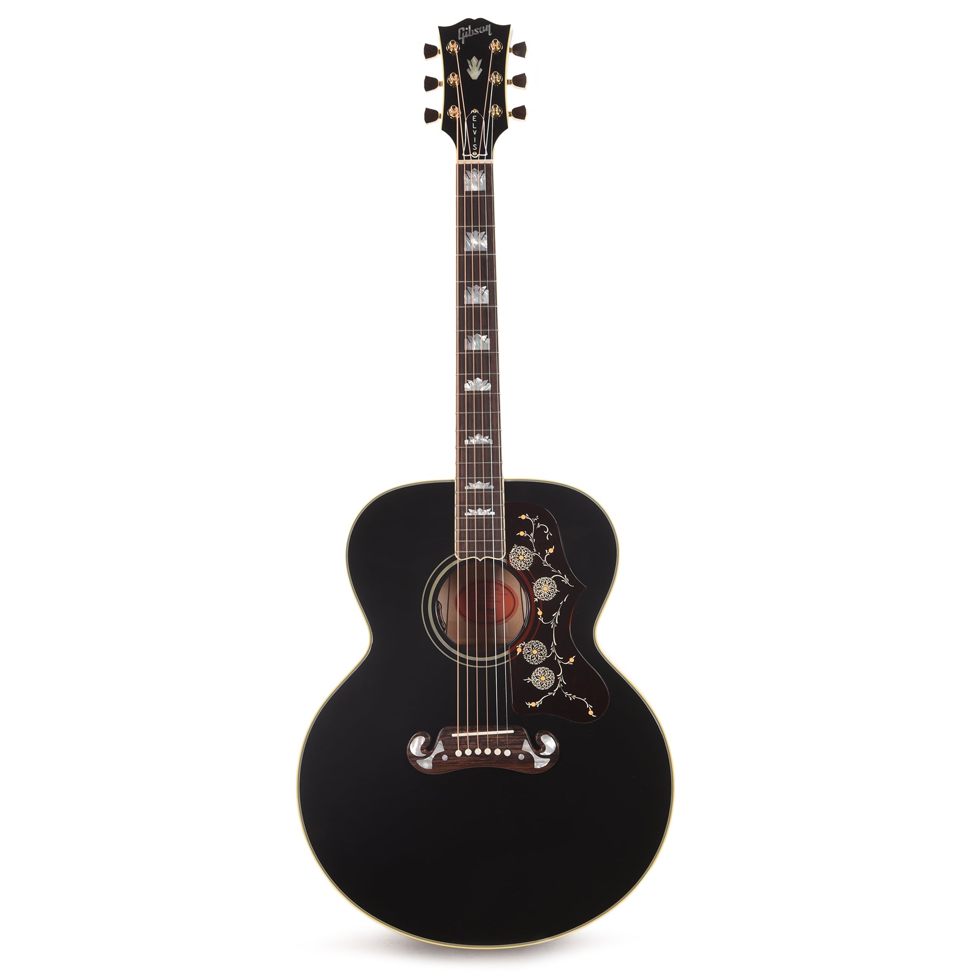 Gibson Artist Elvis Presley SJ-200 Ebony Acoustic Guitars / Jumbo