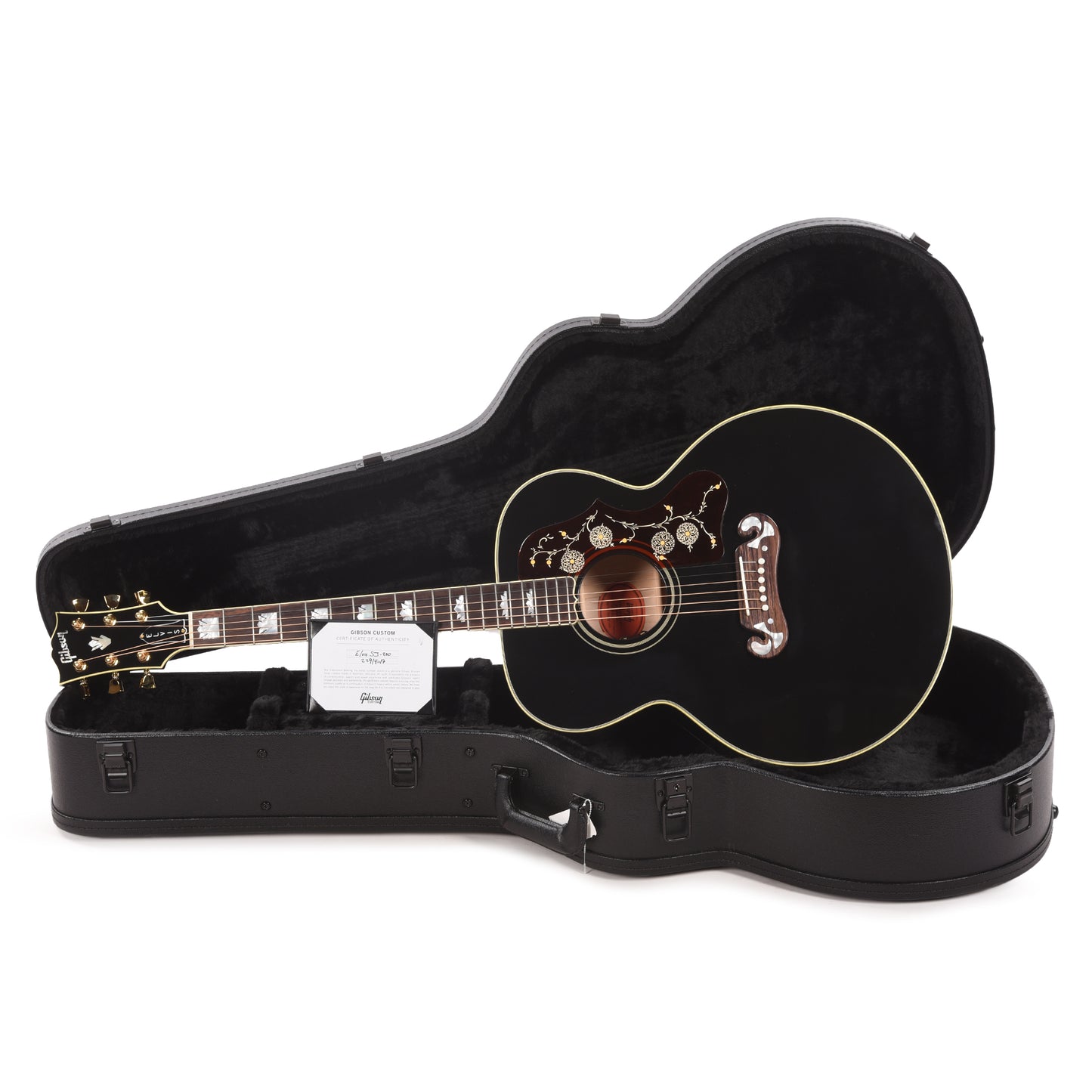 Gibson Artist Elvis Presley SJ-200 Ebony Acoustic Guitars / Jumbo
