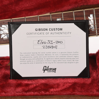 Gibson Artist Elvis Presley SJ-200 Ebony Acoustic Guitars / Jumbo