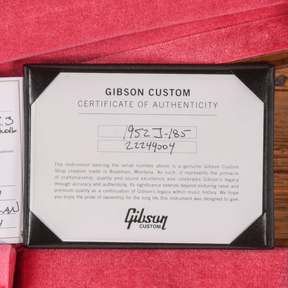 Gibson Custom Historic 1952 J-185 Natural 2022 Acoustic Guitars / Jumbo