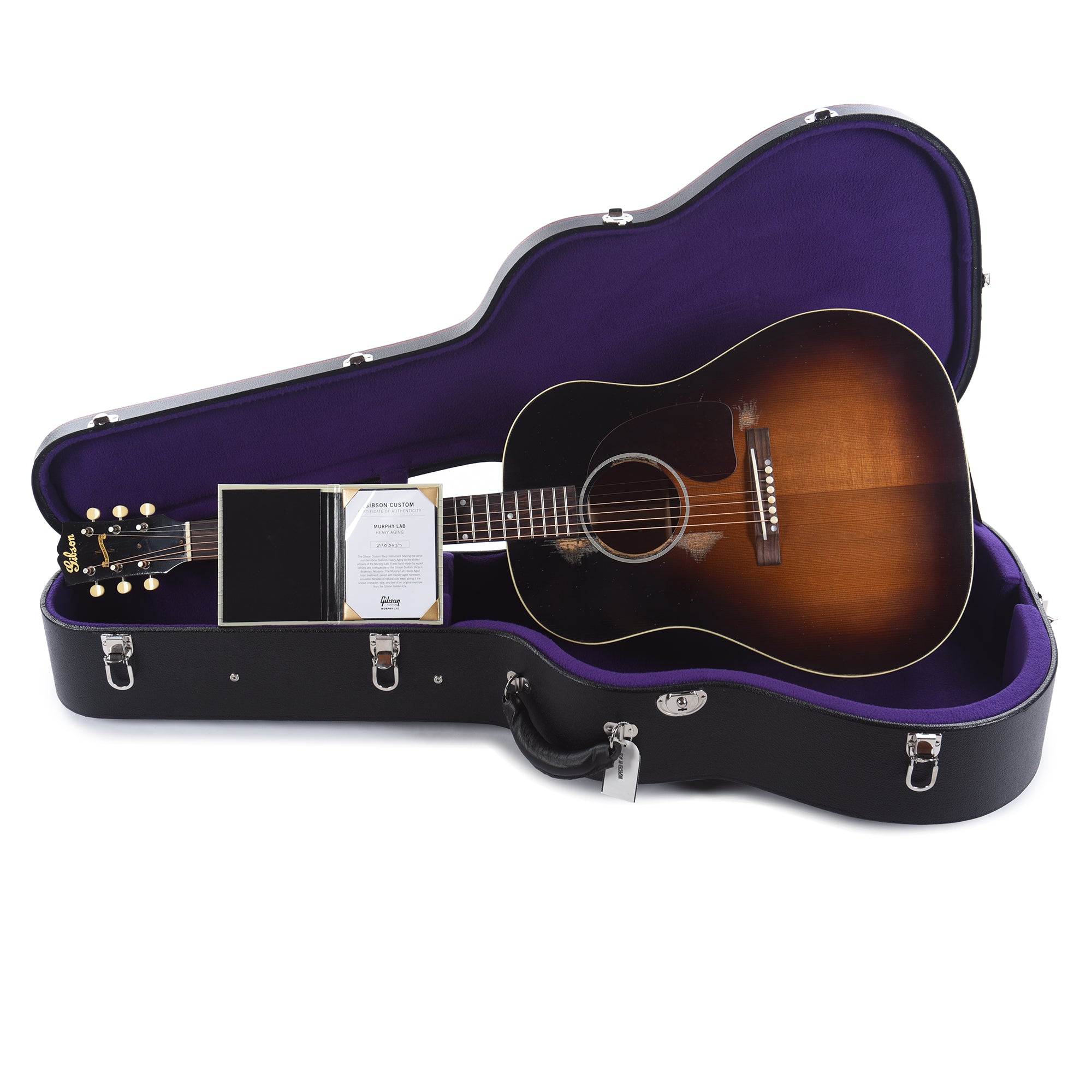 Gibson Custom Shop 1942 Banner J-45 Vintage Sunburst Murphy Lab Heavy Aged Acoustic Guitars / Jumbo