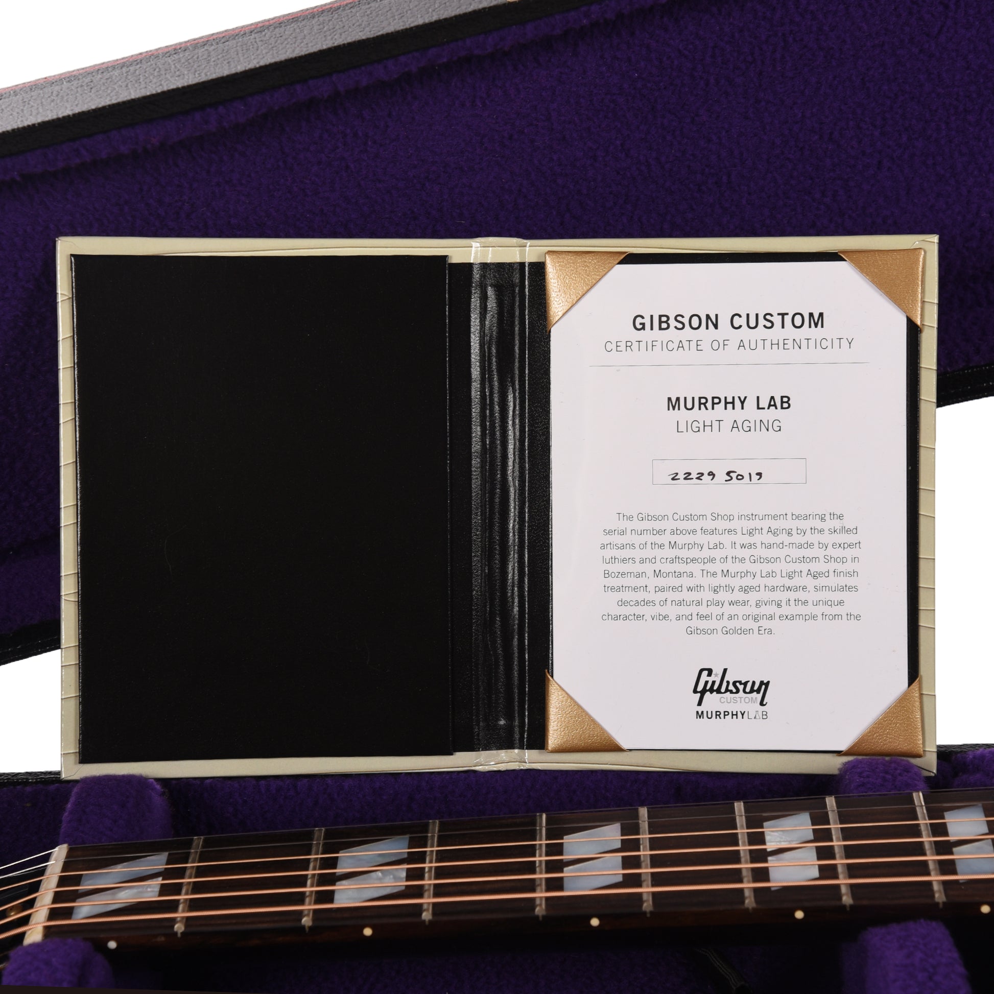 Gibson Custom Shop 1942 Banner Southern Jumbo Vintage Sunburst Murphy Lab Light Aged Acoustic Guitars / Jumbo
