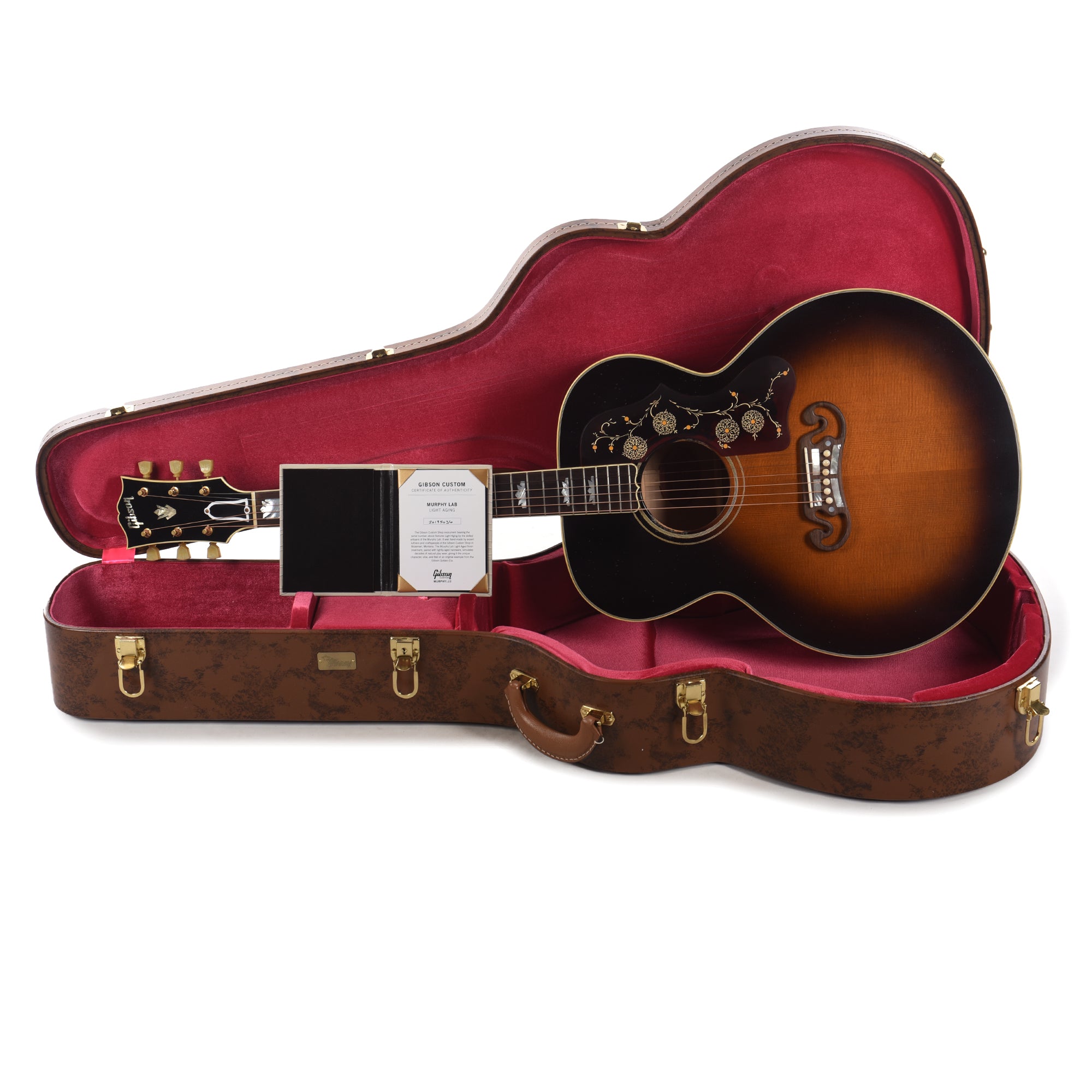 Gibson Custom Shop 1957 SJ-200 Vintage Sunburst Murphy Lab Light Aged Acoustic Guitars / Jumbo