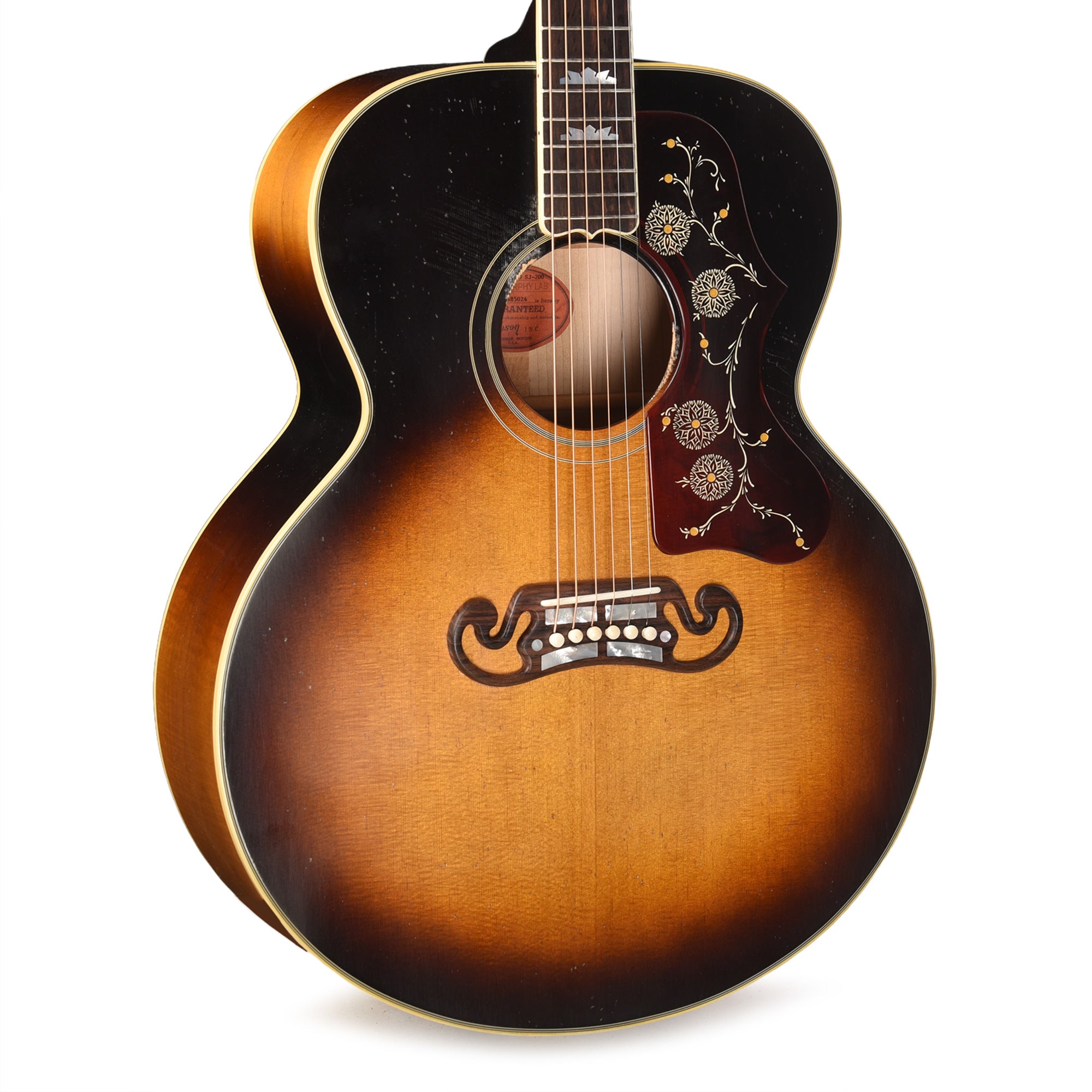 Gibson Custom Shop 1957 SJ-200 Vintage Sunburst Murphy Lab Light Aged Acoustic Guitars / Jumbo