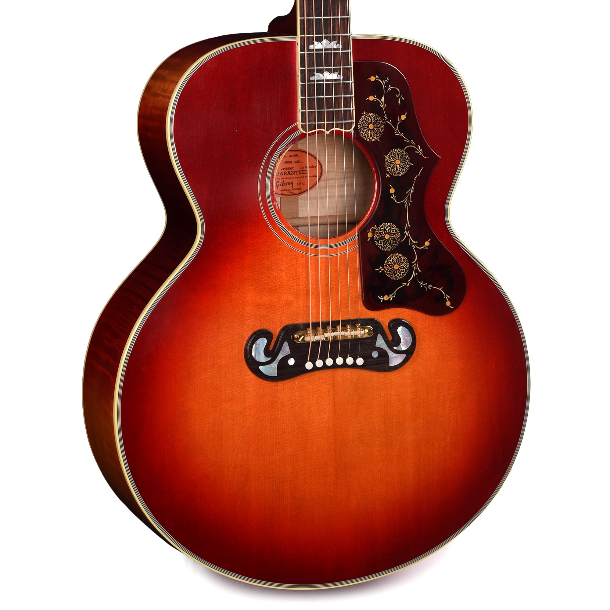 Gibson Custom Shop Artist Collector's Edition Jimmy Page 1964 SJ-200 Cherry Tea Acoustic Guitars / Jumbo