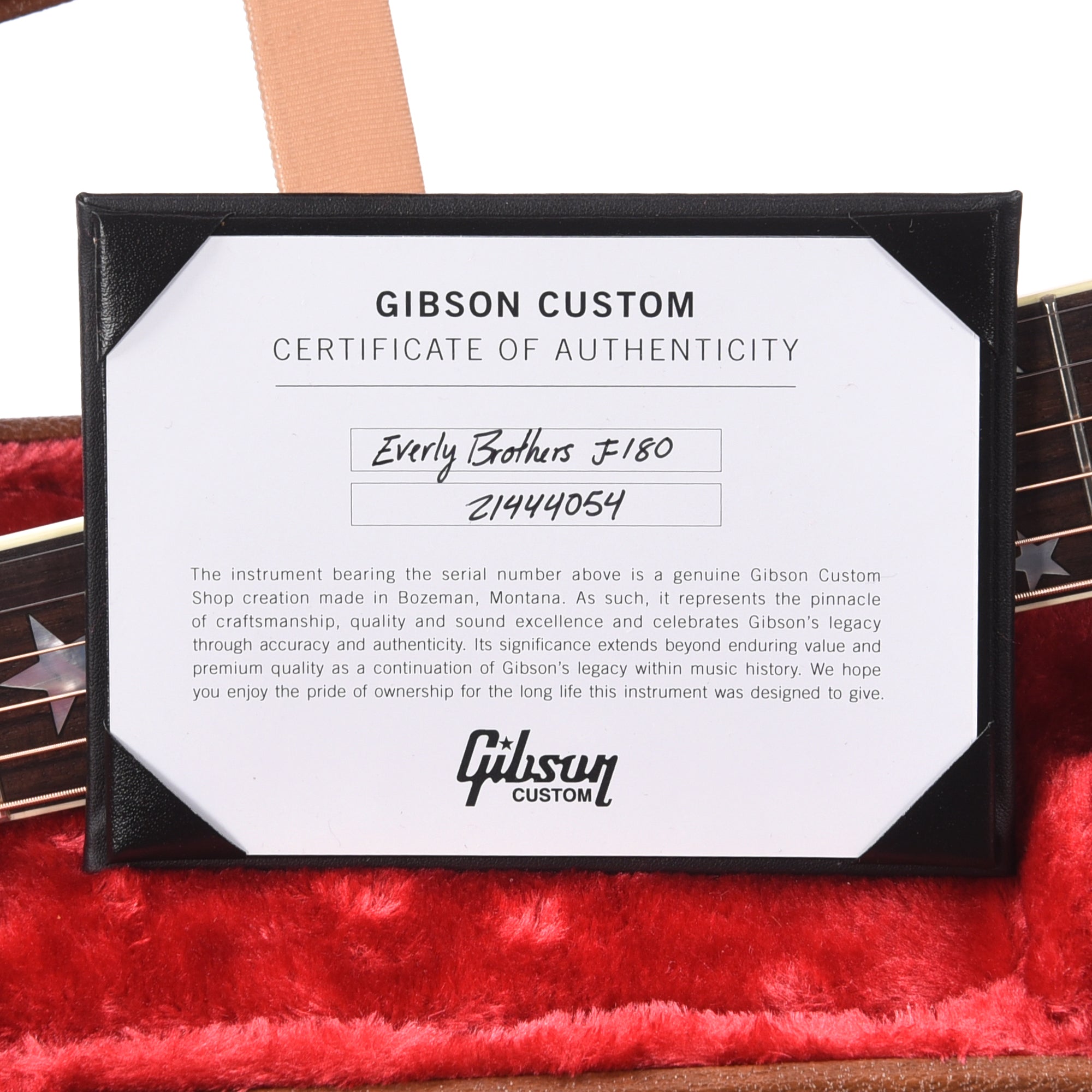 Gibson Custom Shop Artist Everly Brothers J-180 Ebony Acoustic Guitars / Jumbo