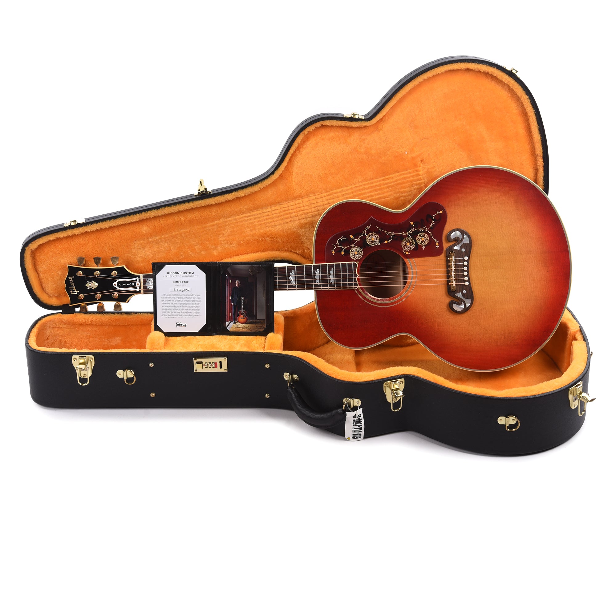 Gibson Custom Shop Artist Jimmy Page 1964 SJ-200 Cherry Tea Acoustic Guitars / Jumbo