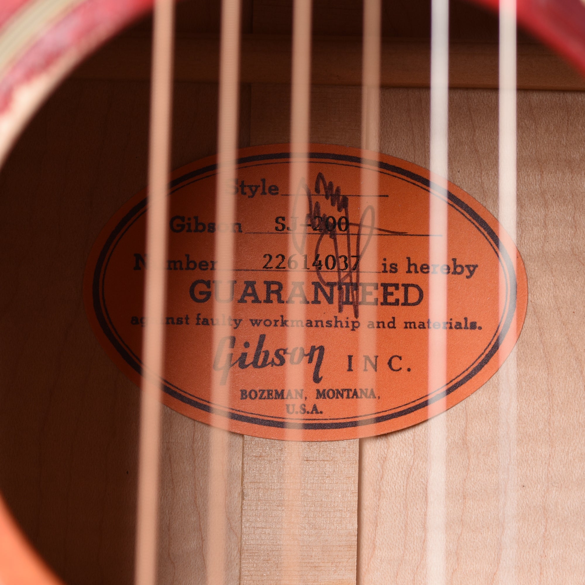 Gibson Custom Shop Artist Jimmy Page 1964 SJ-200 Cherry Tea Acoustic Guitars / Jumbo