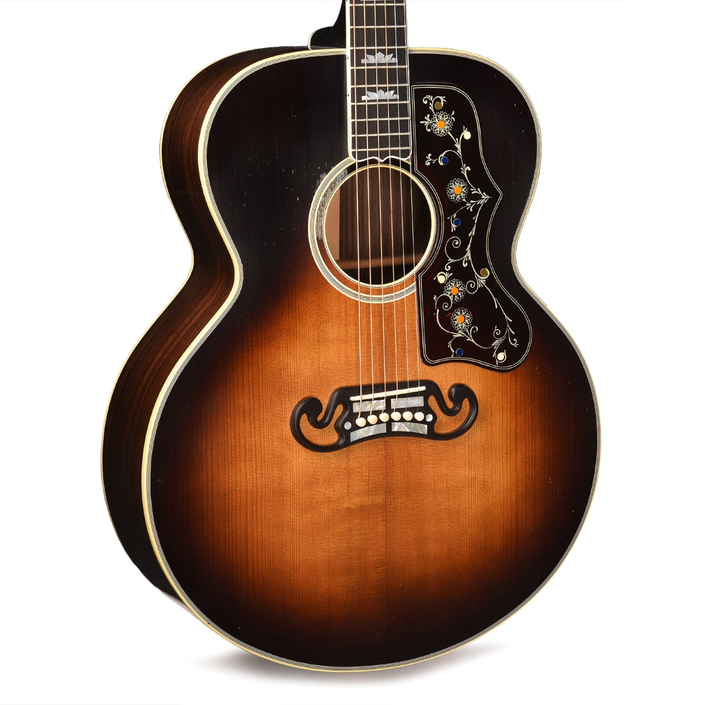 Gibson Custom Shop Historic Pre-War SJ-200 Rosewood Murphy Lab Light Aged Faded Vintage Sunburst Acoustic Guitars / Jumbo