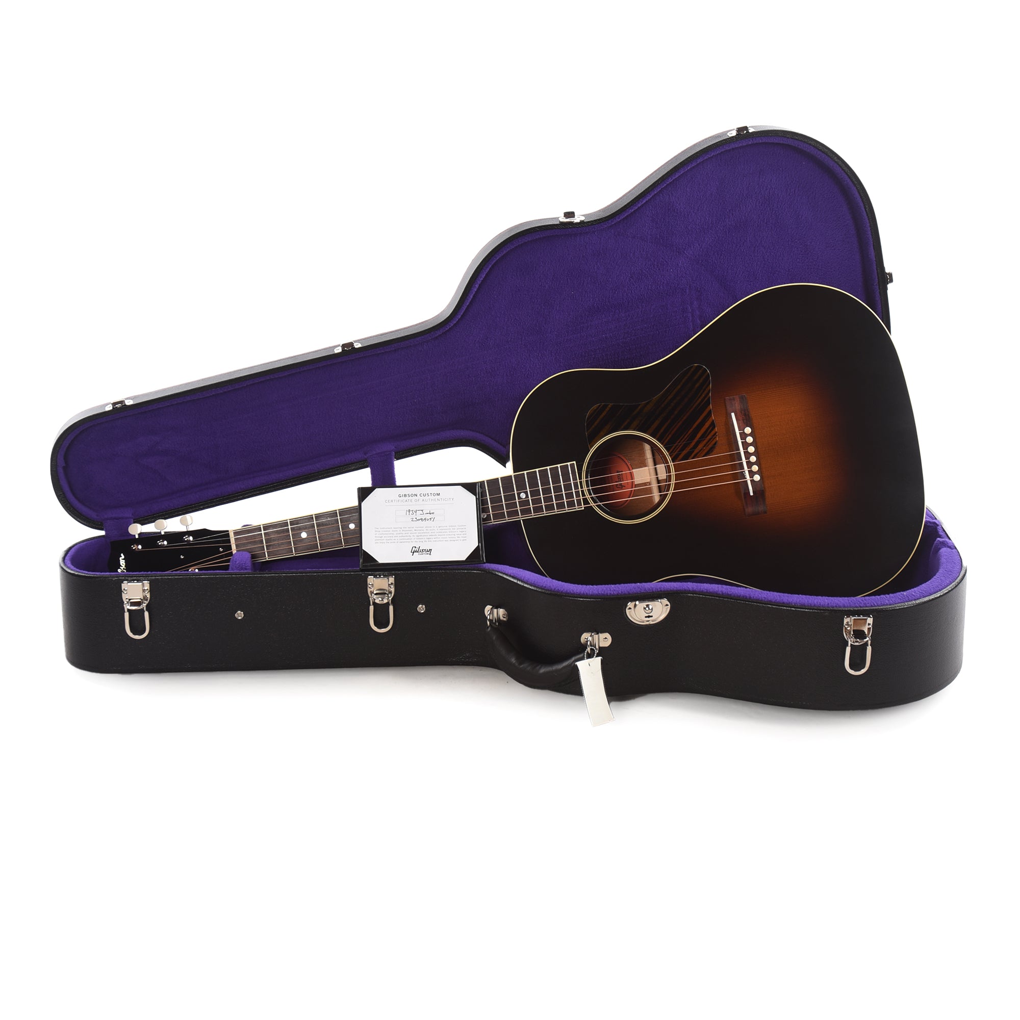 Gibson Custom Shop Historic Reissue 1934 Jumbo Vintage Sunburst Acoustic Guitars / Jumbo