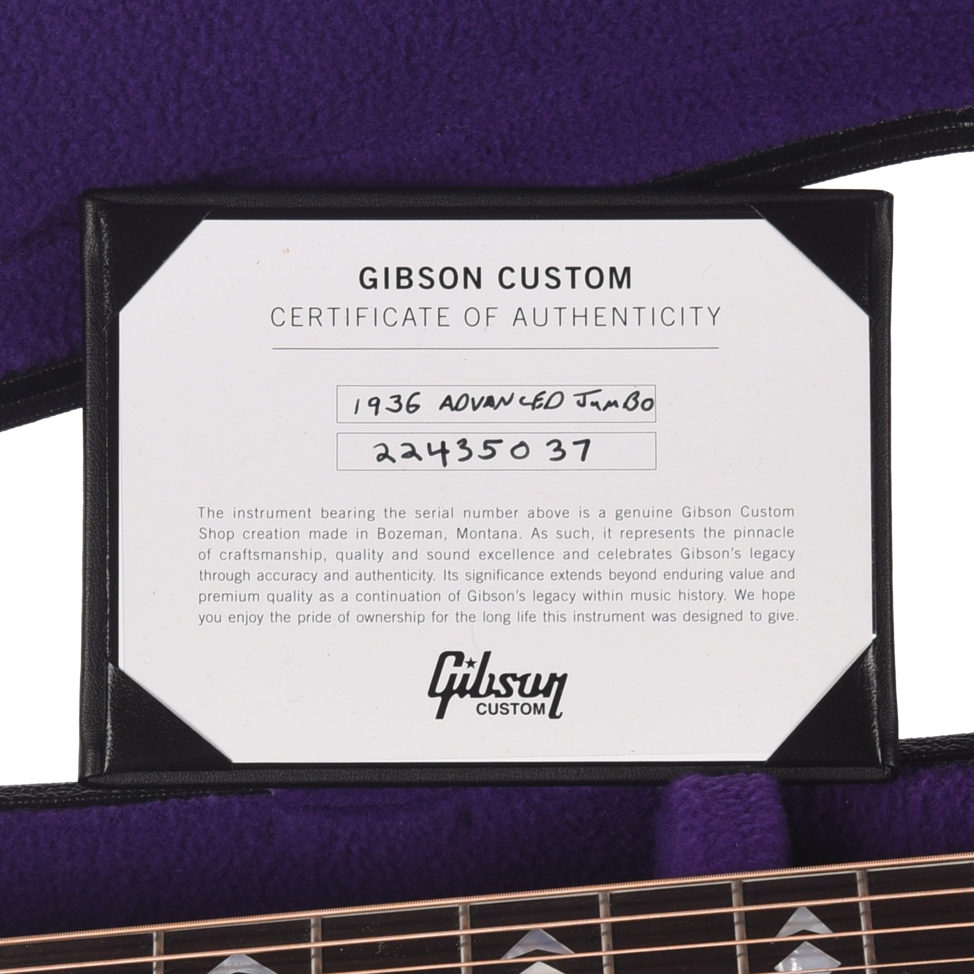 Gibson Custom Shop Historic Reissue 1936 Advanced Jumbo LEFTY Vintage Sunburst Acoustic Guitars / Jumbo