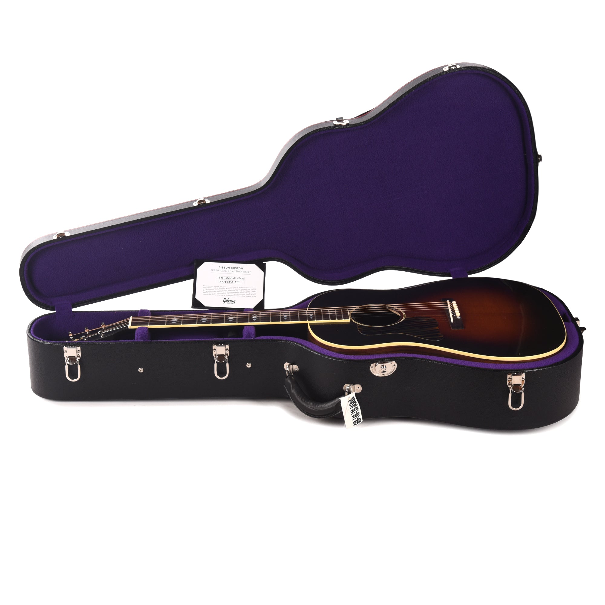 Gibson Custom Shop Historic Reissue 1936 Advanced Jumbo LEFTY Vintage Sunburst Acoustic Guitars / Jumbo