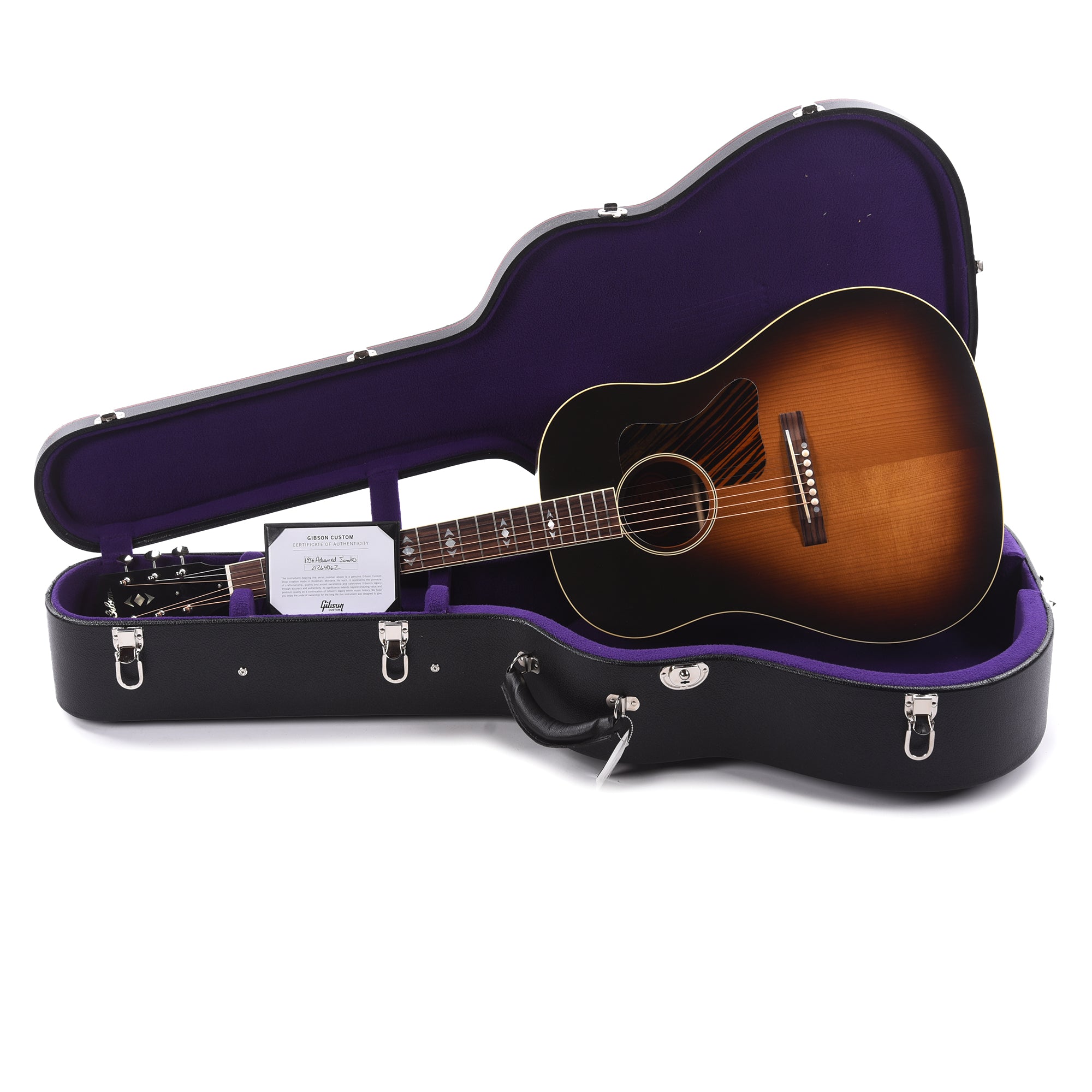 Gibson Custom Shop Historic Reissue 1936 Advanced Jumbo Vintage Sunburst Acoustic Guitars / Jumbo
