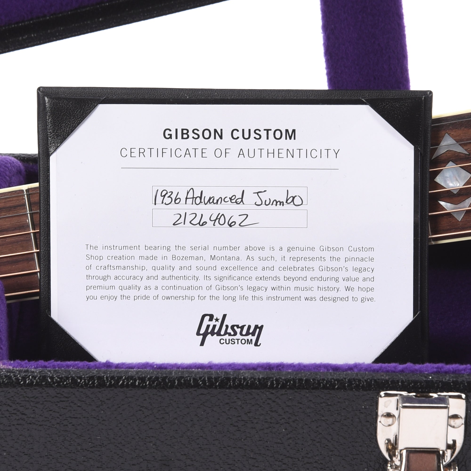 Gibson Custom Shop Historic Reissue 1936 Advanced Jumbo Vintage Sunburst Acoustic Guitars / Jumbo