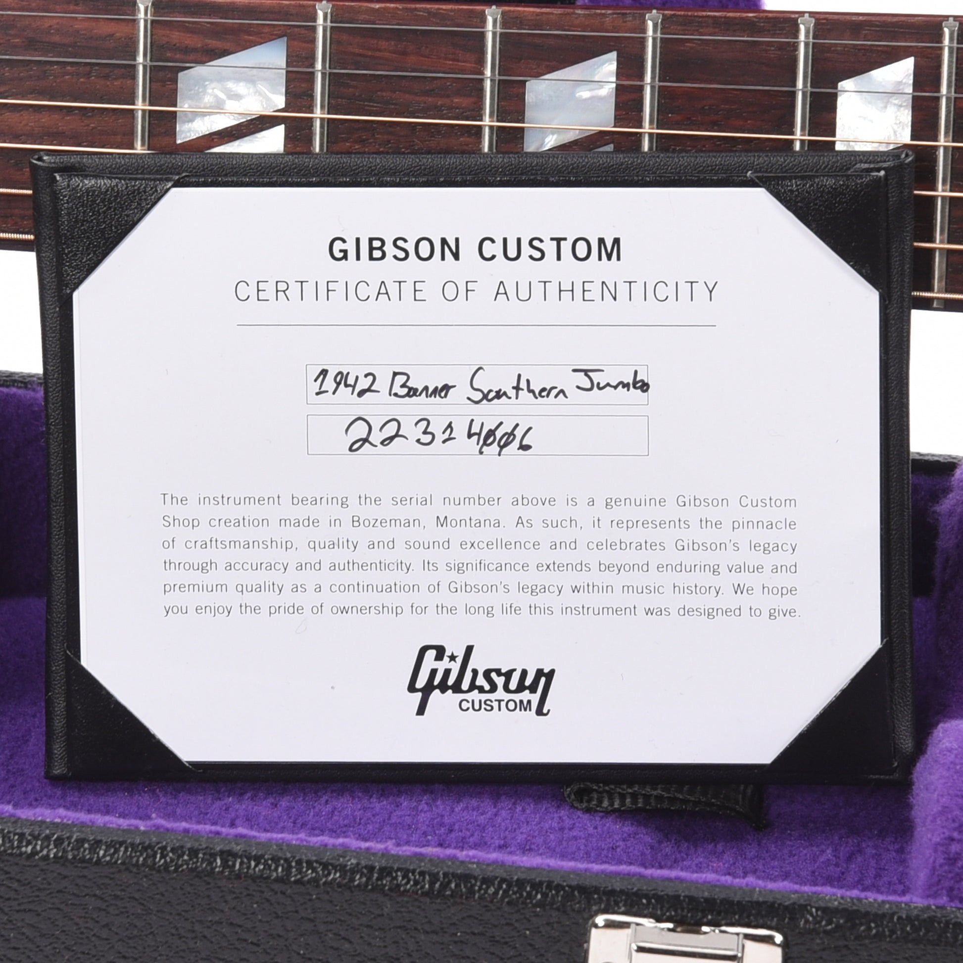 Gibson Custom Shop Historic Reissue 1942 Banner Southern Jumbo Vintage Sunburst Acoustic Guitars / Jumbo