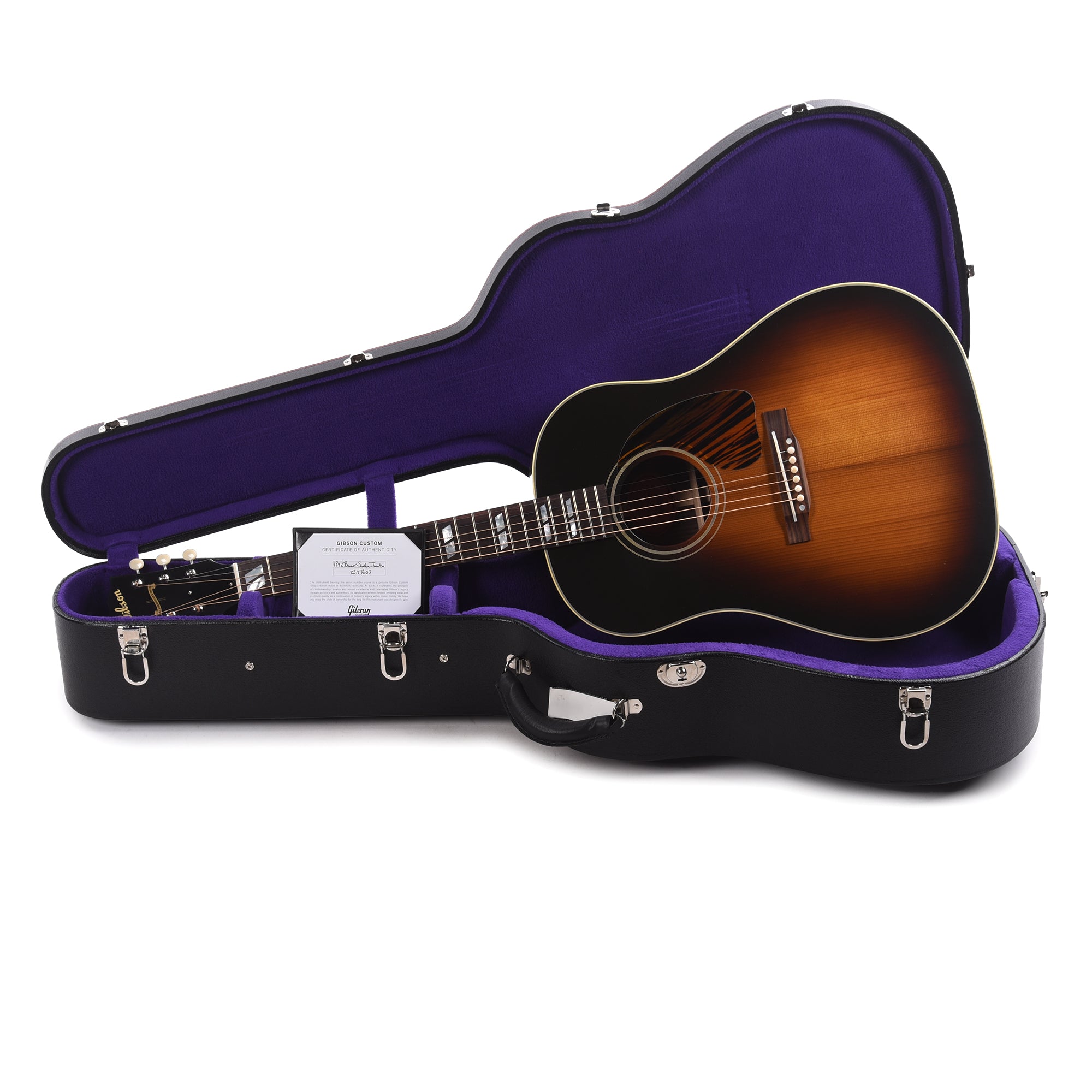 Gibson Custom Shop Historic Reissue 1942 Banner Southern Jumbo Vintage Sunburst Acoustic Guitars / Jumbo