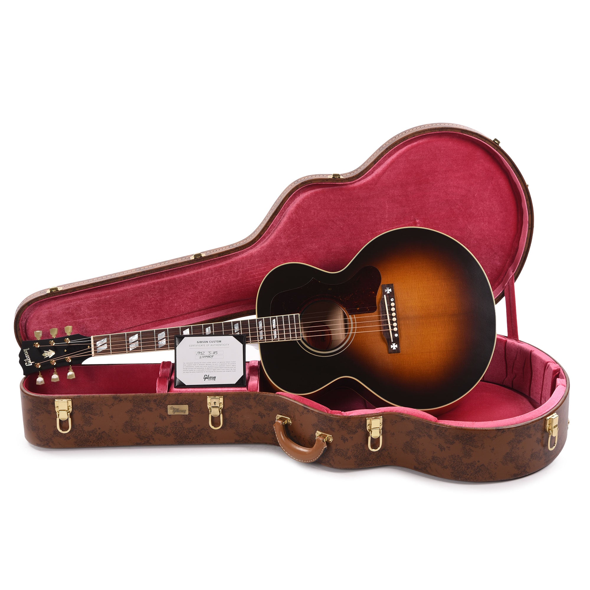 Gibson Custom Shop Historic Reissue 1952 J-185 Vintage Sunburst Acoustic Guitars / Jumbo