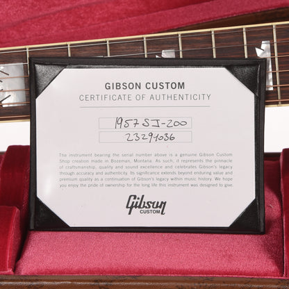 Gibson Custom Shop Historic Reissue 1957 SJ-200 Antique Natural Acoustic Guitars / Jumbo