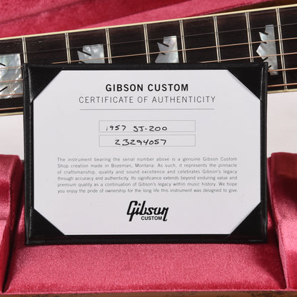 Gibson Custom Shop Historic Reissue 1957 SJ-200 Antique Natural Acoustic Guitars / Jumbo