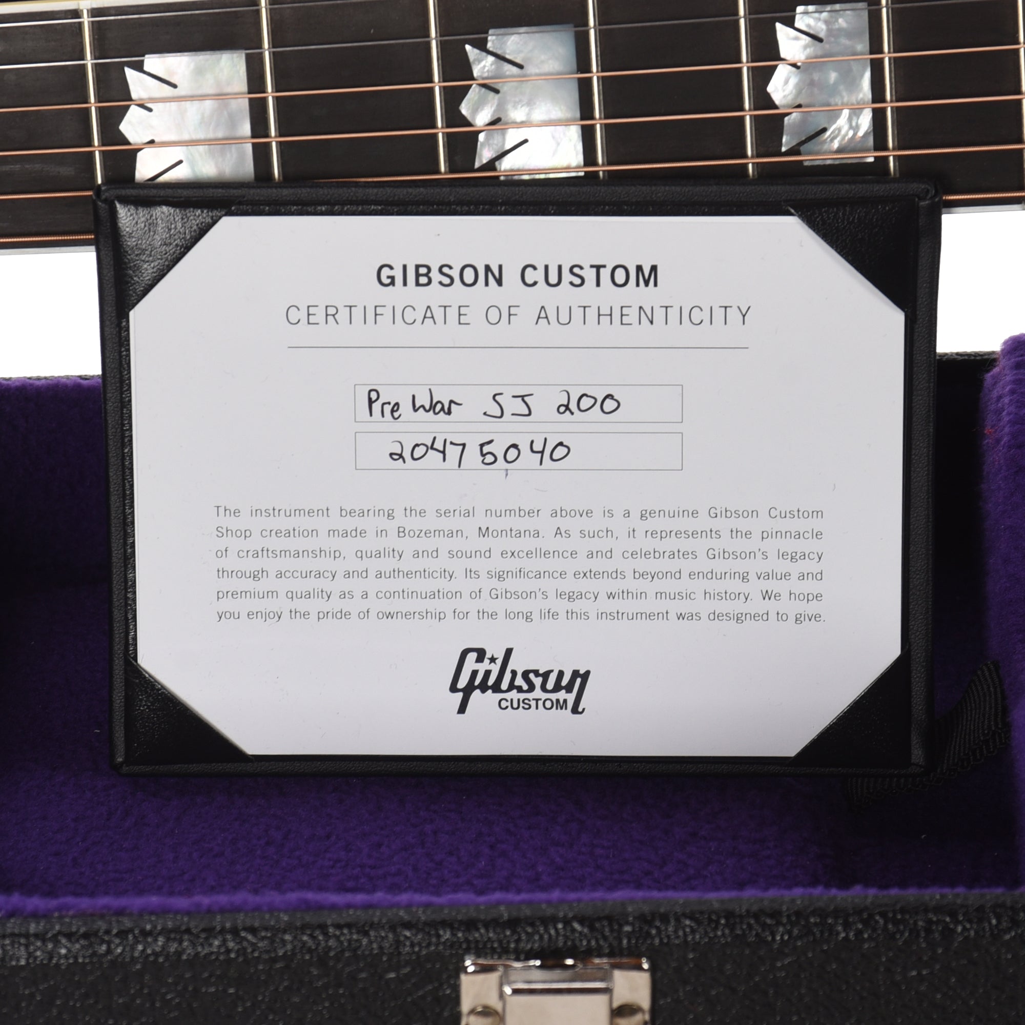 Gibson Custom Shop Historic Reissue Pre-War SJ-200 Rosewood Vintage Sunburst Acoustic Guitars / Jumbo