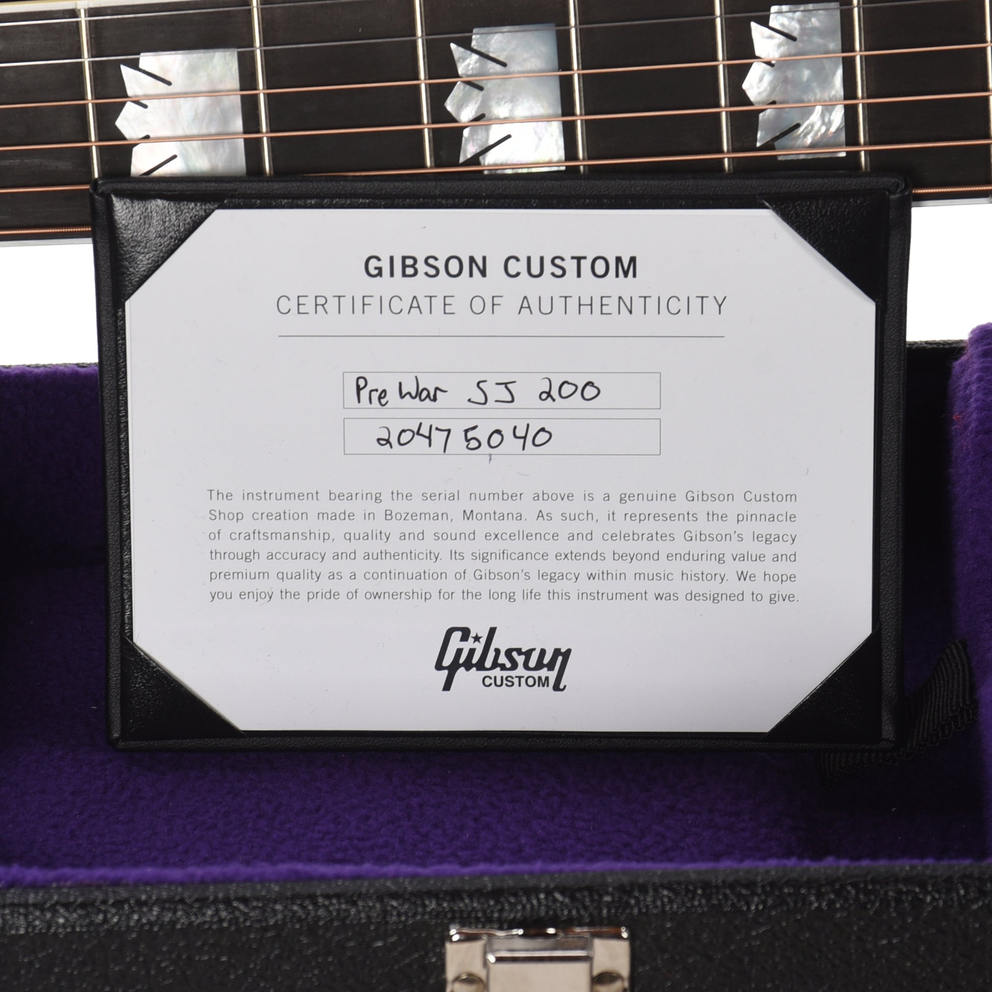 Gibson Custom Shop Historic Reissue Pre-War SJ-200 Rosewood Vintage Sunburst Acoustic Guitars / Jumbo
